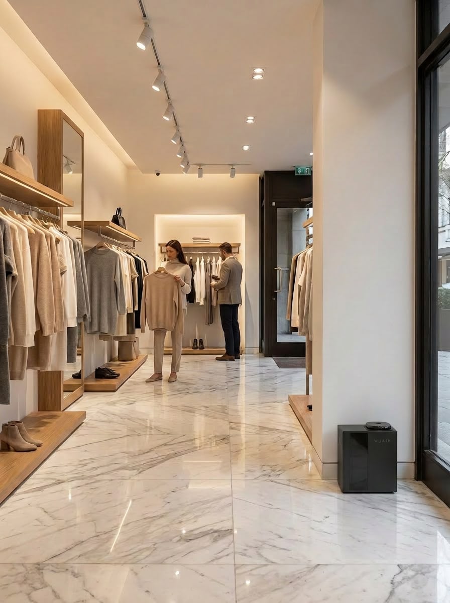 NUAIR Studio 1 scenting a boutique retail space