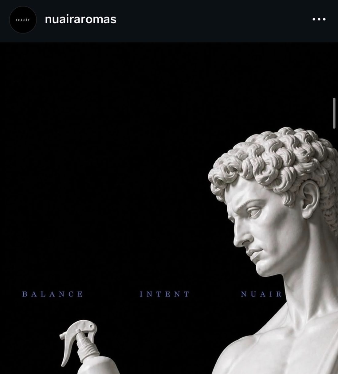 Roman marble — intent, in balance